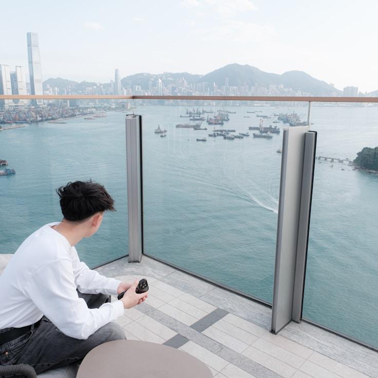 Outdoor terrace seating suitable for families in Madrid